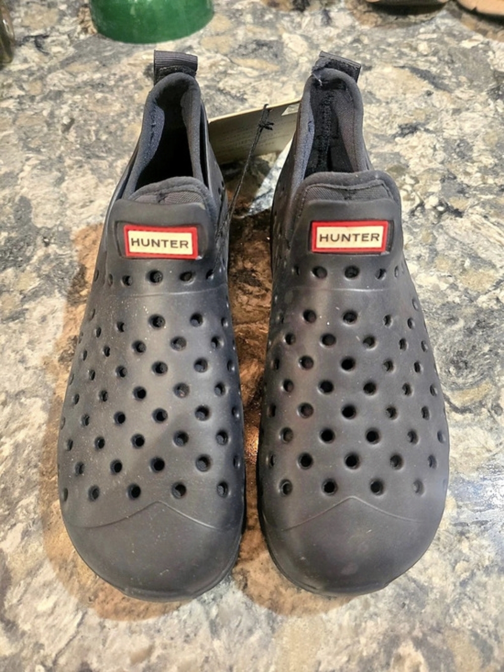 Hunter Kids Water Shoe Women's Black Clogs